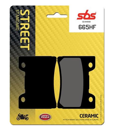 Motorcycle Brake pads SBS 665HF FA182 STD FR/RR