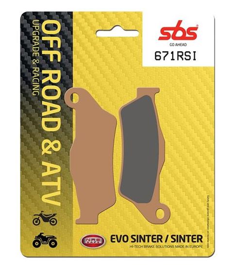Motorcycle Brake pads SBS 671RSI FA181 RACING RR KTM/HUSQVARNA/ARPILIA ENDURO