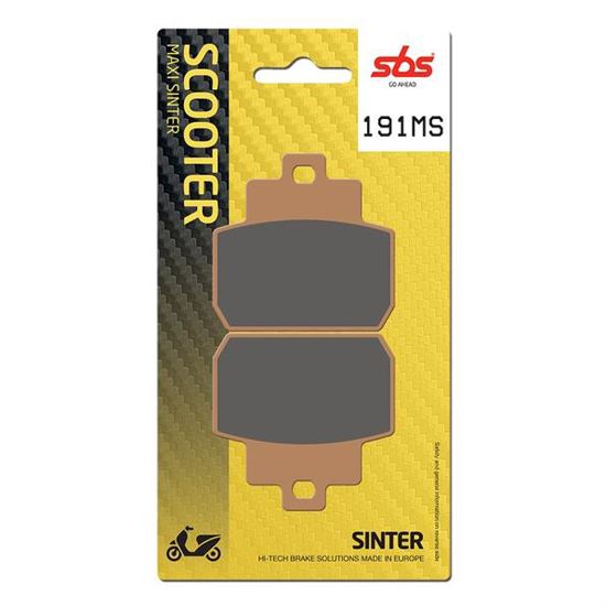 Motorcycle Brake pads SBS 191MS FA425 MAXI SCOOTER 250-600CCM