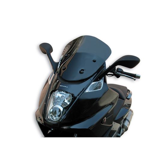 Sport screen MALOSSI MHR GILERA GP800 DARK SMOKE - W 395xH 420 THK 5 mm