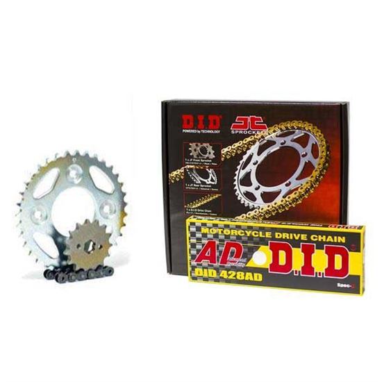 Set sprockets chain DID - JT AD 428 Chain Honda Wave 110