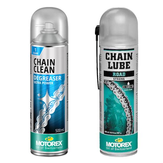 Set MOTOREX Chain Lube And Degreaser