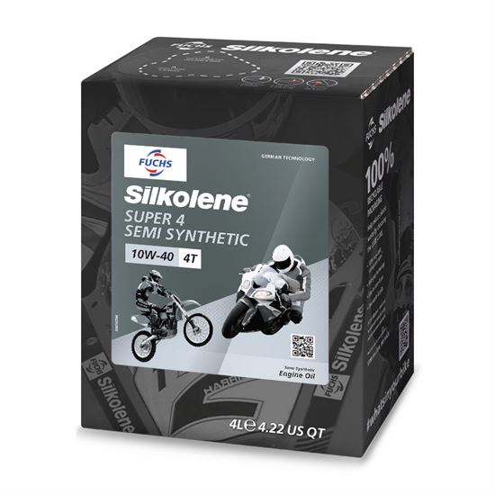 Λάδι Ημισυνθετικό Silkolene Super 4 10W-40 XP 4 Λίτρα