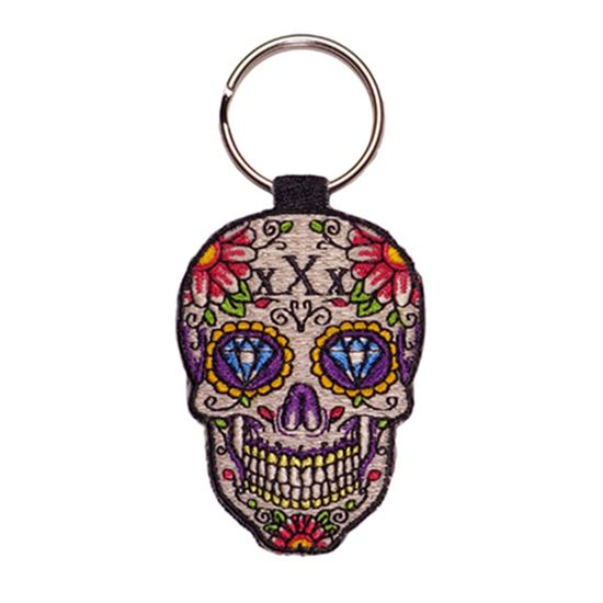 Μπρελόκ Κλειδιών Skull Mexican Υφασμάτινο
