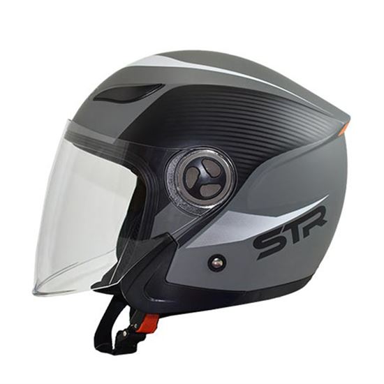 Κράνος Jet STR Sporty Γκρι Ματ