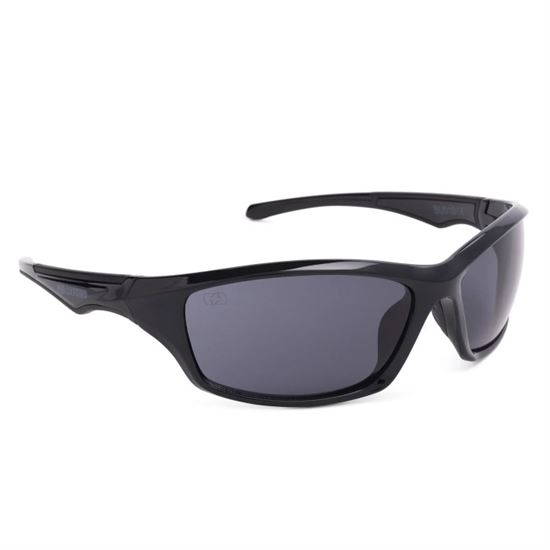 Oxford Sunglasses Camino Black Frame Silver Smoke Lens
