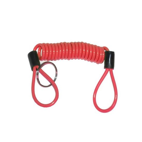 Disc lock reminder cable SXP red