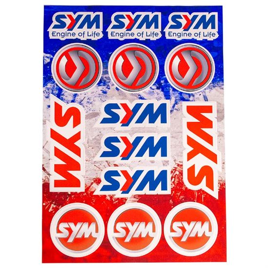 Αυτοκόλλητα SYM Καρτέλα