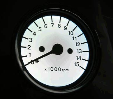 Όργανο Στροφόμετρου Ψηφιακό 7 Χρωμάτων EMGO 60mm Διάμετρο