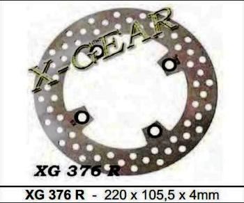 Δισκόπλακα πίσω X-GEAR HONDA 125 / 150 00-03