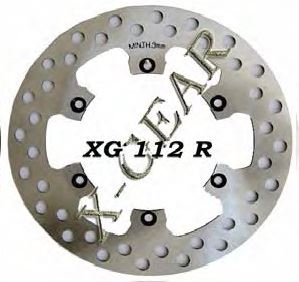 Δισκόπλακα πίσω X-GEAR APRILIA MX 50 03-05 / APRILIA PEGASO 650 91-05
