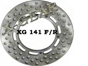 Δισκόπλακα πίσω X-GEAR GILERA DNA 125 01-05 / PIAGGIO X 9 200 EVOLUTION 02-04