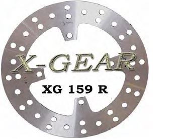 Δισκόπλακα πίσω X-GEAR HONDA CR 80 R 96-07 /HONDA CRF 150 07-09