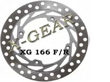 Δισκόπλακα εμπρός X-GEAR HONDA MTX 80 87 / HONDA XLX 350 89