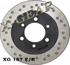 Δισκόπλακα πίσω PEUGEOT LOOXOR 50 01-06 / LOOXOR 100 01-05