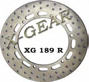 Δισκόπλακα πίσω X-GEAR  HONDA ST 1100 PAN EUROPEAN 89-94 / VTX 1800 02-08