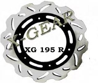 Δισκόπλακα πίσω X-GEAR CAGIVA WMX 125 87-92 / HUSABERG FE 400 98-99