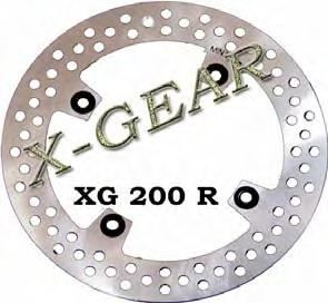 Δισκόπλακα πίσω X-GEAR HUSQVARNA CR 125 00-09 / HUSQVARNA WR 360 00-04