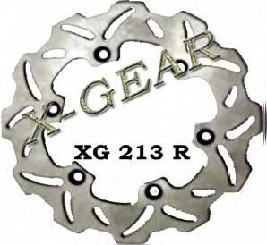 Δισκόπλακα πίσω X-GEAR KAWASAKI GPZ 900 R 90-03 / GPX 600 R WARBIRD 86-96