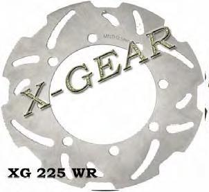 Δισκόπλακα πίσω X-GEAR KAWASAKI KJ 250 00-02 / KMX 125 86-03
