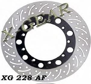 Δισκόπλακα εμπρός X-GEAR  KAWASAKI KLE 250 ANHELO 93 / KLR 650