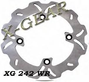 Δισκόπλακα πίσω X-GEAR KAWASAKI GPX 250 R NINJA 86-87