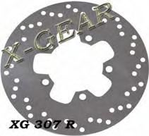 Δισκόπλακα πίσω X-GEAR SUZUKI RV 400 R 93-97 / GSX 600 F 90-03