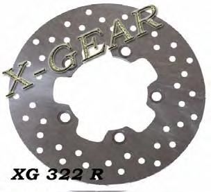 Δισκόπλακα πίσω X-GEAR SUZUKI SV 650 S '03-'08 / SV 1000 '03-'07