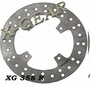 Δισκόπλακα πίσω X-GEAR YAMAHA ΥΖ 80 '93-'01