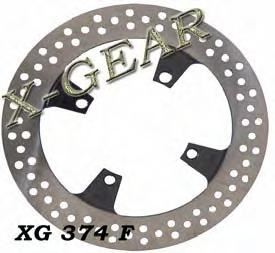 Δισκόπλακα εμπρός X-GEAR KAWASAKI 125 KX 125 M1 03-05
