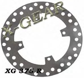 Δισκόπλακα πίσω X-GEAR KAWASAKI 125 KX 125 06-08 / KX250 03-05