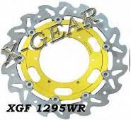 Floating Front Disk Brake KTM MXC 250 98-03 320mm titanium