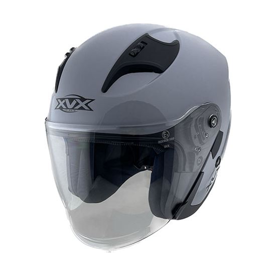 Jet Helmet XVX Razor-II RX-100 Nardo Grey