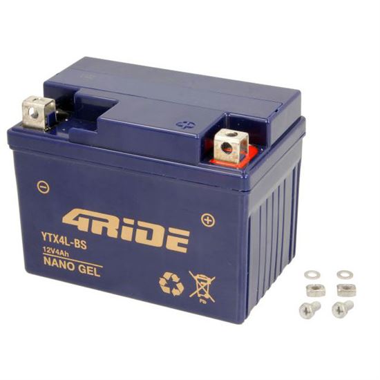 4Ride YTX4L-BS Battery Gel 4Ah