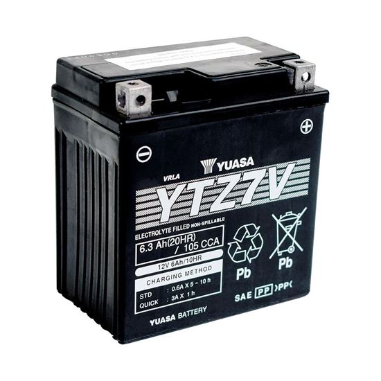 Μπαταρία YUASA YTZ7-V MF 6,3Ah 105CCA