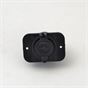 Double ports usb socket with cap