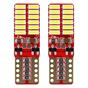Amio - Λάμπες LED T10 W5W Καρφωτές 12/24V 2.2W 5600K με 24 SMD 4014 CANBUS για Φώτα Θέσης Πινακίδας & Εσωτερικού Φωτισμού με Ισχυρό Λευκό Φως και Χωρίς Σφάλματα - 1 Σετ (01287/AM)
