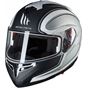 Flip Up MT Helmets Optimus SV SPDX One White/Silver Mat