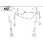 Kit with long brackets for S650 Child's seat