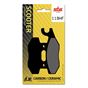 Τακάκια μοτοσυκλετών SBS 119HF SFA197 SCOOTER 50-125CCM