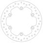Πίσω Δισκόπλακα Ferodo Για HONDA SH300i 07 -19 /XLV1000 03- 11