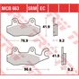 Brake Pads HONDA CBF250 / KYMCO PEOPLE S 250