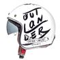Κράνος Jet MT Le Mans SV Outlander Μαύρο - Άσπρο