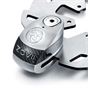 Zovii ZD10 Alarm Disc Brake Lock Silver - Carbon