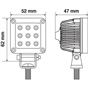 Lampa WL-18 9 Led 10 Watt 1000LM 9>32V