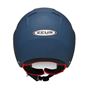 Zeus ZS-213 Helmet Blue Mat Wit Sunvisor