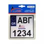 Licence Plate Protector Clear Race Axion