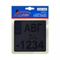 Licence Plate Protector Race Axion Dark Black