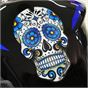 Tank Protector PUIG 3673A Skull Blue
