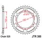 Rear JT Sprocket JTR300 47 Teeth